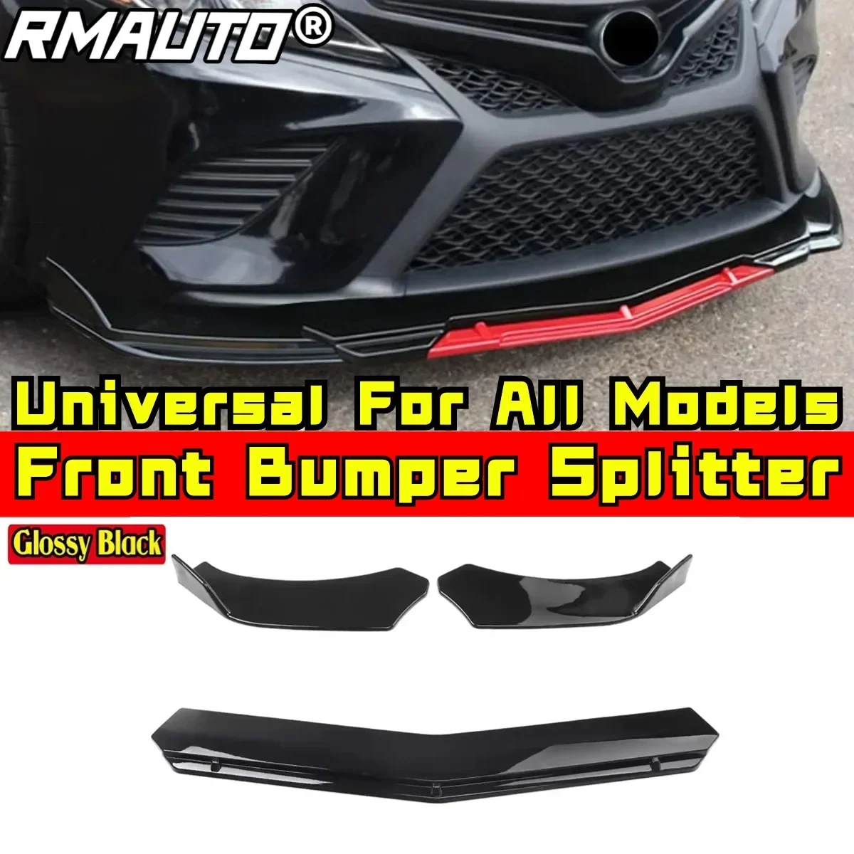 Universal Front Bumper Lip Guard Cover Car Front Bumper Spoiler for All Models Universal Body Kit Car Accessories
Universal Front Bumper Lip Guard Cover Car Front Bumper Spoiler for All Models Universal Body Kit Car Accessories