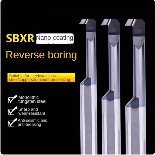 Инструмент с крючком для внутреннего отверстия SBXR из цельной вольфрамовой стали MXR, инструмент для растачивания маленьких отверстий, противоударный микроинструмент для точения внутреннего отверстия, обратный инструмент
Инструмент с крючком для внутреннего отверстия SBXR из цельной вольфрамовой стали MXR, инструмент для растачивания маленьких отверстий, противоударный микроинструмент для точения внутреннего отверстия, обратный инструмент