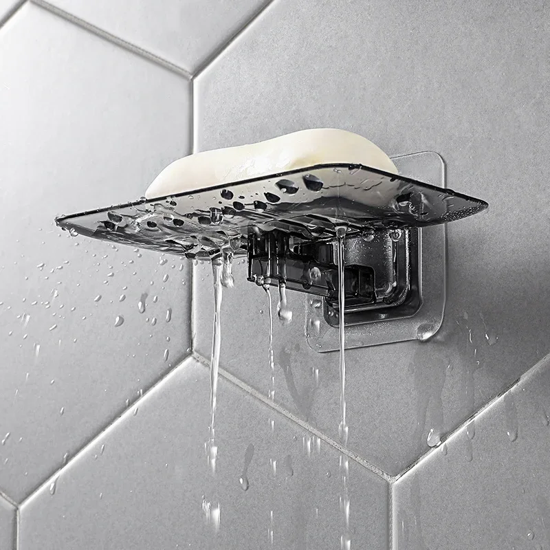 Soap Rack No Drilling Wall Mounted Double Layer Soap Holder Soap Sponge Dish Bathroom Accessories Soap Dishes Self Adhesive
Soap Rack No Drilling Wall Mounted Double Layer Soap Holder Soap Sponge Dish Bathroom Accessories Soap Dishes Self Adhesive