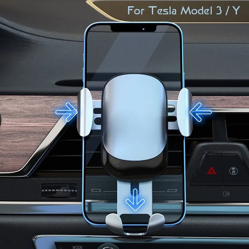 Universal Car Phone Holder Bracket For Tesla Model 3 Model Y Acessories Mobile Holder in Car Air Outlet Mount Drop Shipping
Universal Car Phone Holder Bracket For Tesla Model 3 Model Y Acessories Mobile Holder in Car Air Outlet Mount Drop Shipping
