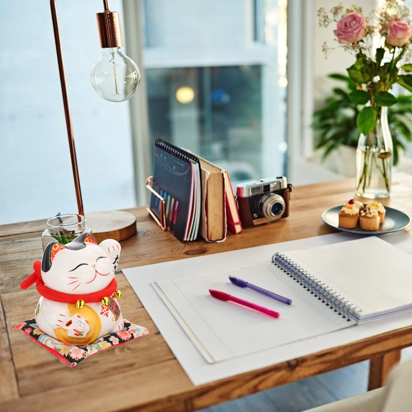 Lucky Cat Ceramic Piggy Bank Smooth Savings Jar for Store Wealth Auspiciousness Suitable Shop Office Living Room Restaurant
Lucky Cat Ceramic Piggy Bank Smooth Savings Jar for Store Wealth Auspiciousness Suitable Shop Office Living Room Restaurant