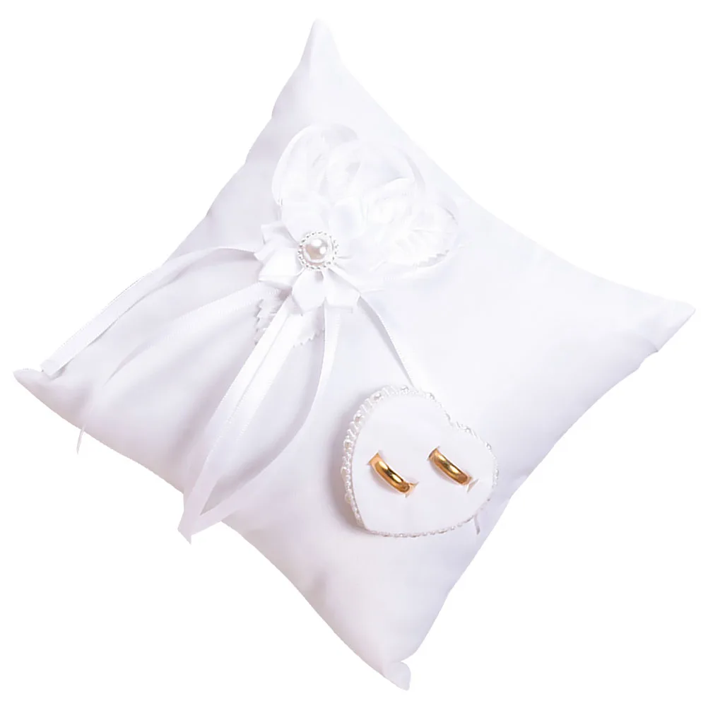 Floral Wedding Ring Pillow Heart Shaped Engagement Ring Holder Reusable Compact Size Easy to Store Carry Romantic Decor
Floral Wedding Ring Pillow Heart Shaped Engagement Ring Holder Reusable Compact Size Easy to Store Carry Romantic Decor