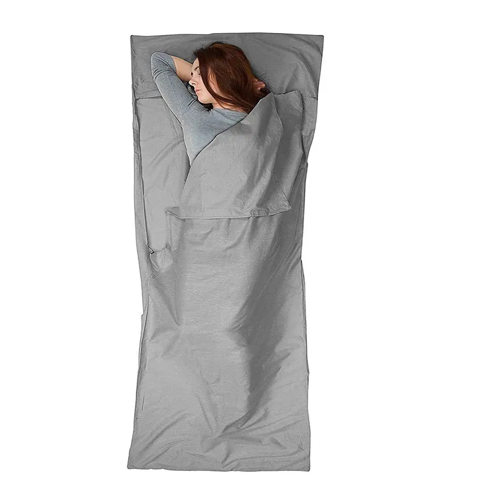 Sleeping Bag Liner Adult Portable Hotel Sheet Sleeping Bag Lightweight Sleep Sack for Camping Travel (Gray)
Sleeping Bag Liner Adult Portable Hotel Sheet Sleeping Bag Lightweight Sleep Sack for Camping Travel (Gray)