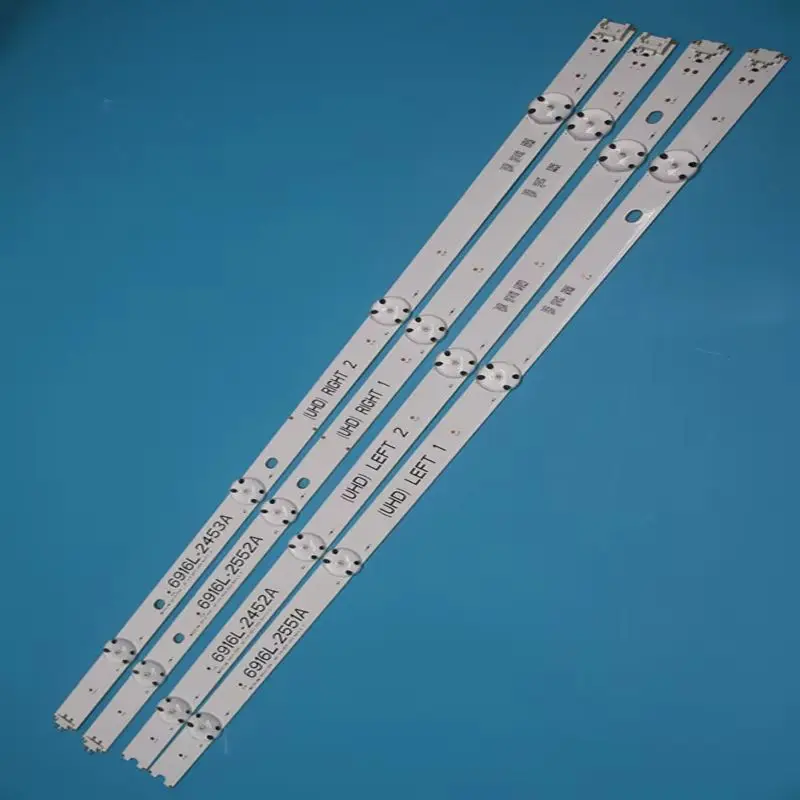 8pcs x 49" LED Backlight Strips for LG 49" TV V16 ART13 6916L-2451/2552A 2452/2453A UHD L/R 100% NEW
8pcs x 49" LED Backlight Strips for LG 49" TV V16 ART13 6916L-2451/2552A 2452/2453A UHD L/R 100% NEW