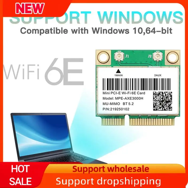 Superb Wifi 6E Wireless Card AX210 Mini PCIE Wifi Card AX210 Wireless Card Mini PCIE Wi-Fi Adapter
Superb Wifi 6E Wireless Card AX210 Mini PCIE Wifi Card AX210 Wireless Card Mini PCIE Wi-Fi Adapter