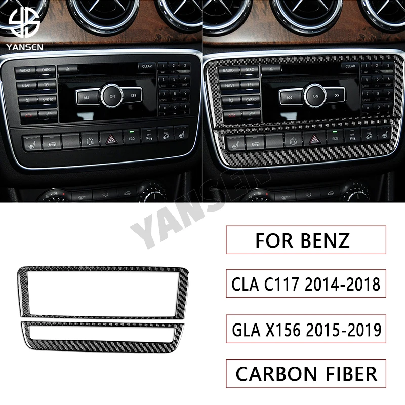 Car Center Console Multimedia CD Control Panel Carbon Fiber Sticker For Mercedes-Benz CLA C117 2014-2018 GLA X156 2015-2019 A-CL
Car Center Console Multimedia CD Control Panel Carbon Fiber Sticker For Mercedes-Benz CLA C117 2014-2018 GLA X156 2015-2019 A-CL