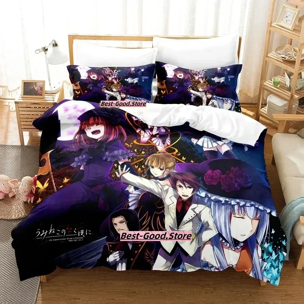 Umineko When They Cry Bedding Set Duvet Cover Sheet Printed Bed Set Pillowcase Bed Full Queen King Size Comforter Bedroom
Umineko When They Cry Bedding Set Duvet Cover Sheet Printed Bed Set Pillowcase Bed Full Queen King Size Comforter Bedroom
