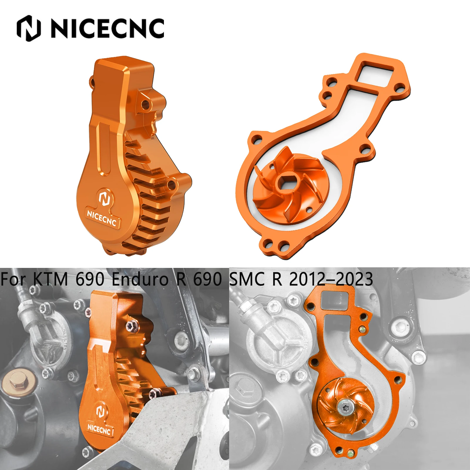 For KTM 690 Enduro /Enduro R 690 SMC /SMC R 2012-2023 Husqvarna 701 NICECNC Water Pump Cover Water Pump Cooler Impeller Spacer
For KTM 690 Enduro /Enduro R 690 SMC /SMC R 2012-2023 Husqvarna 701 NICECNC Water Pump Cover Water Pump Cooler Impeller Spacer