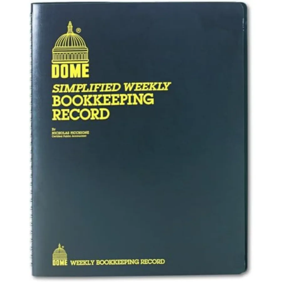Skin DOM600 Bookkeeping Record Book Weekly 128 Pages 9 x11 Inches, Brown
Skin DOM600 Bookkeeping Record Book Weekly 128 Pages 9 x11 Inches, Brown