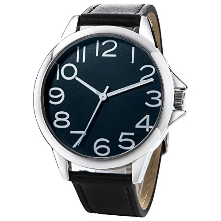 NUOVO Men Quartz Watch with Leather Strap Wrist Watch - Classic Arabic Numbers,,Dress, Fashion Simple Style
NUOVO Men Quartz Watch with Leather Strap Wrist Watch - Classic Arabic Numbers,,Dress, Fashion Simple Style