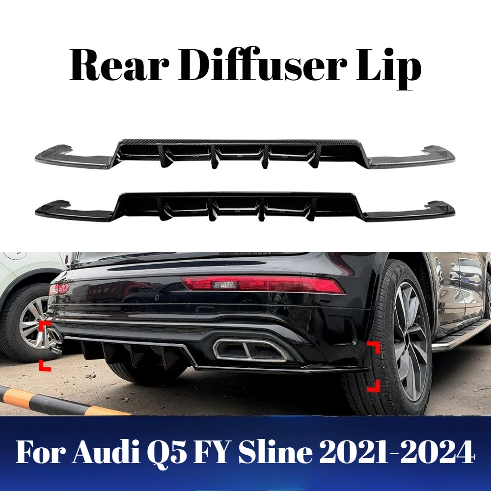 3-pcs For Audi Q5 FY Sline 2021-2024 Rear Diffuser Lip Spoiler Bumper Cover Splitter Body Kit Exterior Decoration ABS Accessory
3-pcs For Audi Q5 FY Sline 2021-2024 Rear Diffuser Lip Spoiler Bumper Cover Splitter Body Kit Exterior Decoration ABS Accessory