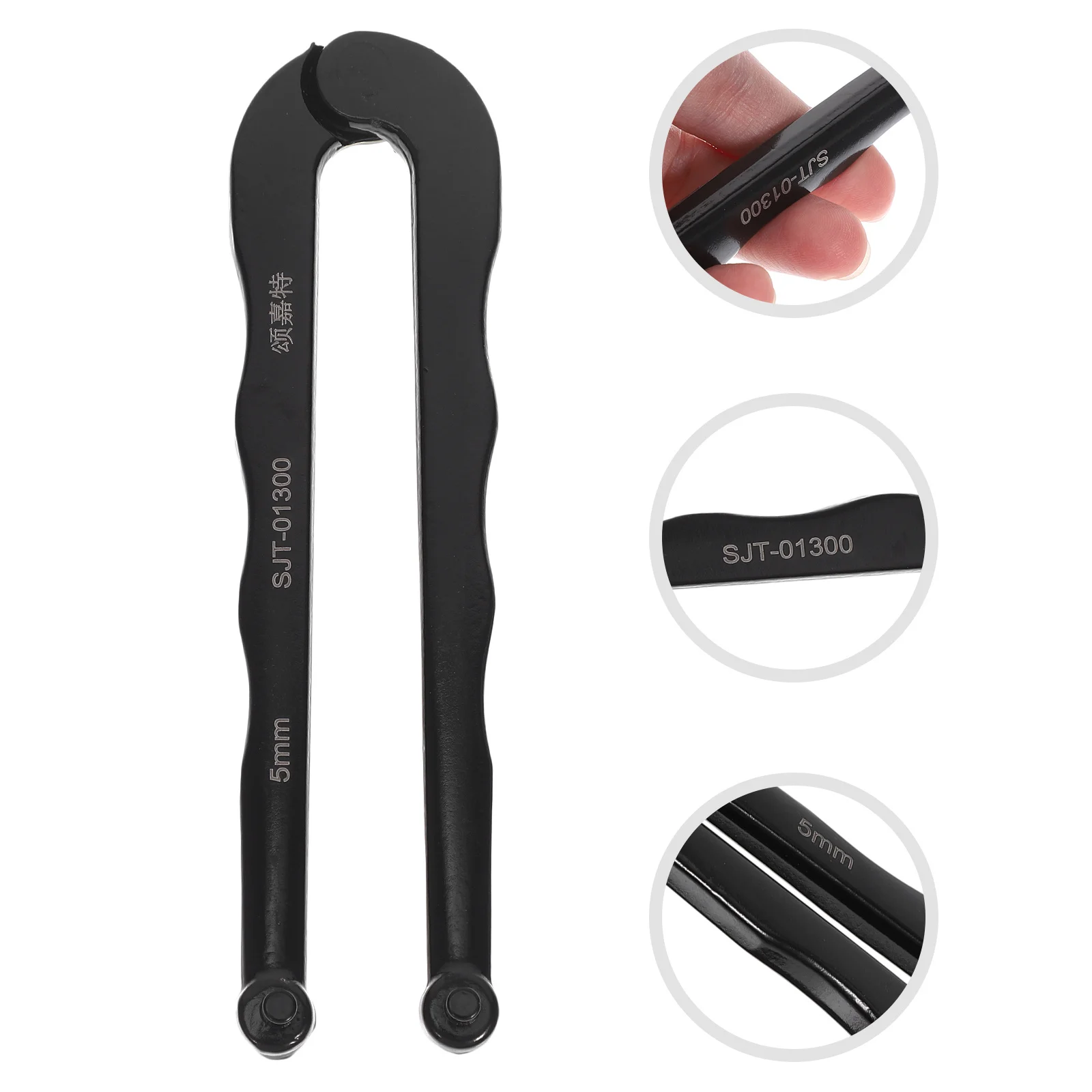 Professional 5Mm Round Nut Adjustable Angle Mill Wrench for Electric Tool Repair Trimmer Cutter Pin Spanner Handle Pin Wrench
Professional 5Mm Round Nut Adjustable Angle Mill Wrench for Electric Tool Repair Trimmer Cutter Pin Spanner Handle Pin Wrench