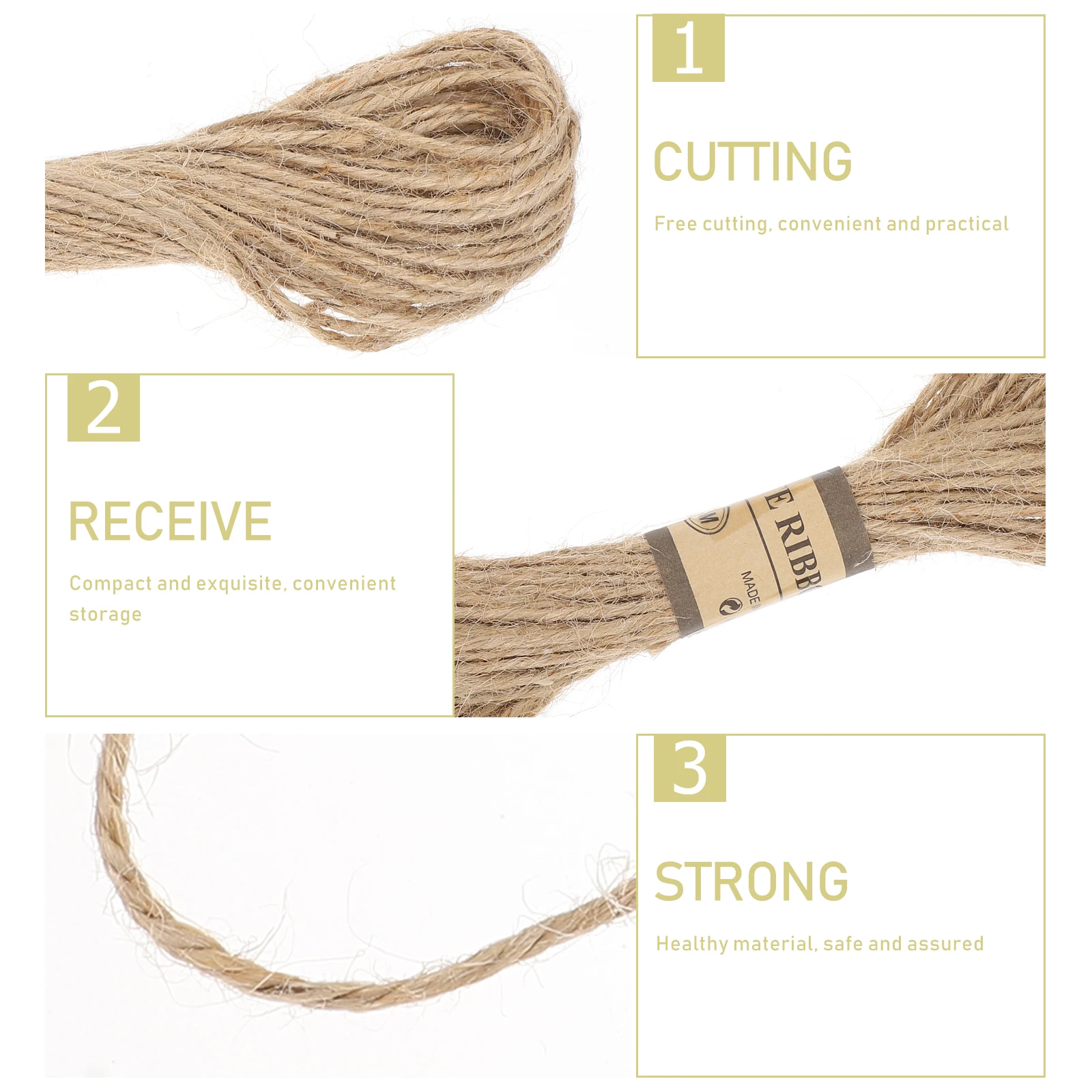 10pcs Diy Hemp For Craft Decorative Wrapping Wedding Christmas Decoration Binding Reusable Gift Packing Material Home Decorative
10pcs Diy Hemp For Craft Decorative Wrapping Wedding Christmas Decoration Binding Reusable Gift Packing Material Home Decorative