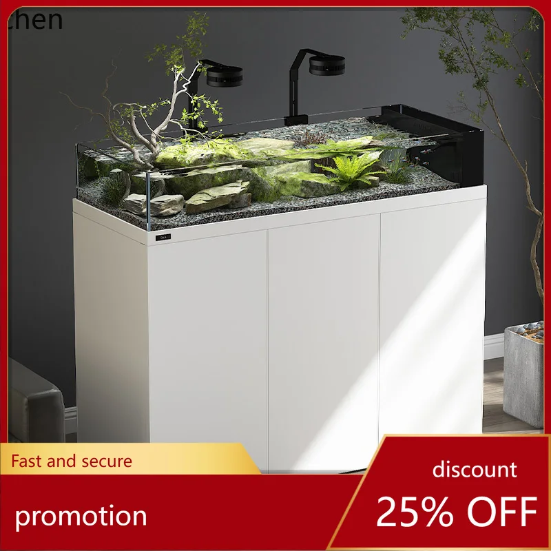 CZ Stream Tank Living Room Medium Ecological Micro Landscape Amphibious Rainforest Tank Ultra White Glass Fish Tank
CZ Stream Tank Living Room Medium Ecological Micro Landscape Amphibious Rainforest Tank Ultra White Glass Fish Tank