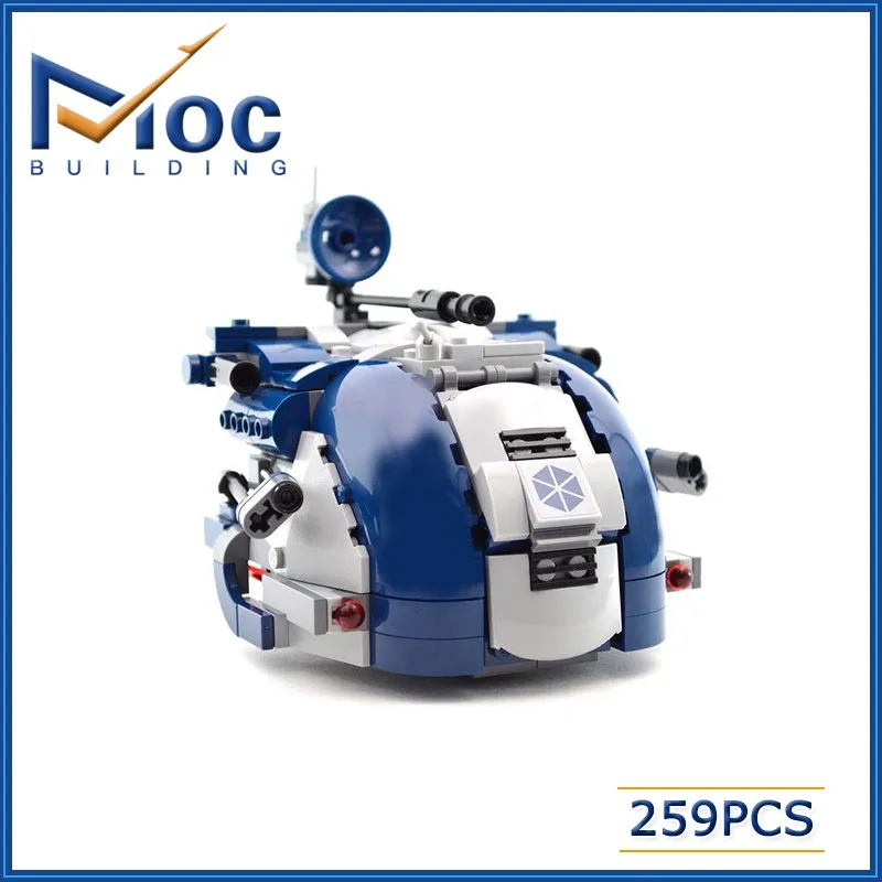 Конструктор MOC серии фильмов, армированный танк, модель космического корабля, сборные кирпичи «сделай сам», военные креативные детские игрушки, подарки
Конструктор MOC серии фильмов, армированный танк, модель космического корабля, сборные кирпичи «сделай сам», военные креативные детские игрушки, подарки