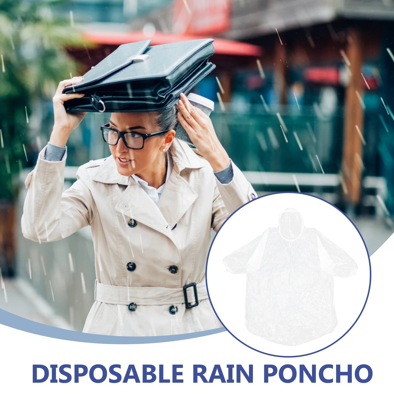 Transparent Adult Poncho Plastic Clear Lightweight Disposable Emergency Hooded Disposable Rain Ponchos With Hood Waterproof
Transparent Adult Poncho Plastic Clear Lightweight Disposable Emergency Hooded Disposable Rain Ponchos With Hood Waterproof