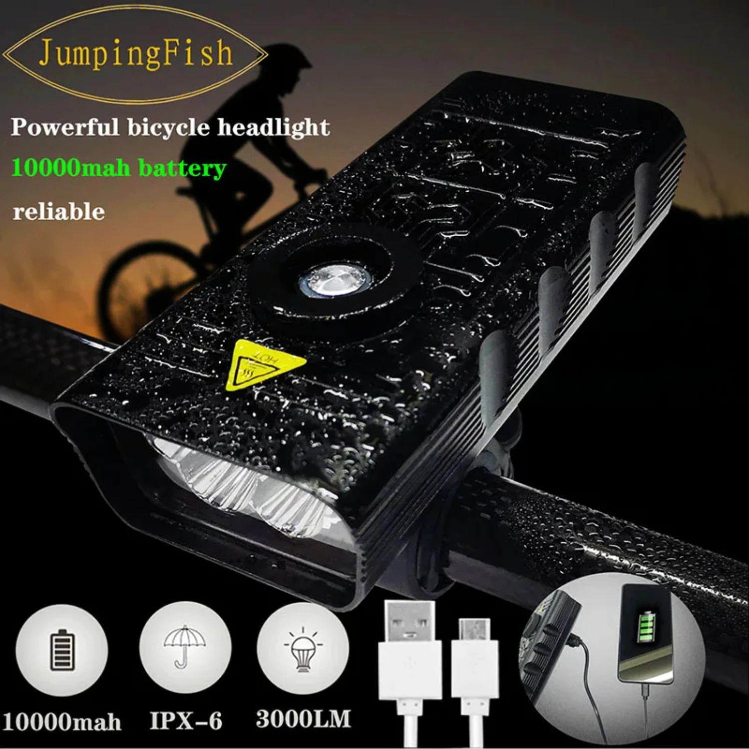 Водонепроницаемый USB 10000 мАч передний велосипедный фонарь 5 -L T6 мощный MTB велосипедный фонарь 4 режима перезаряжаемый фонарик велосипедный фонарь
Водонепроницаемый USB 10000 мАч передний велосипедный фонарь 5 -L T6 мощный MTB велосипедный фонарь 4 режима перезаряжаемый фонарик велосипедный фонарь