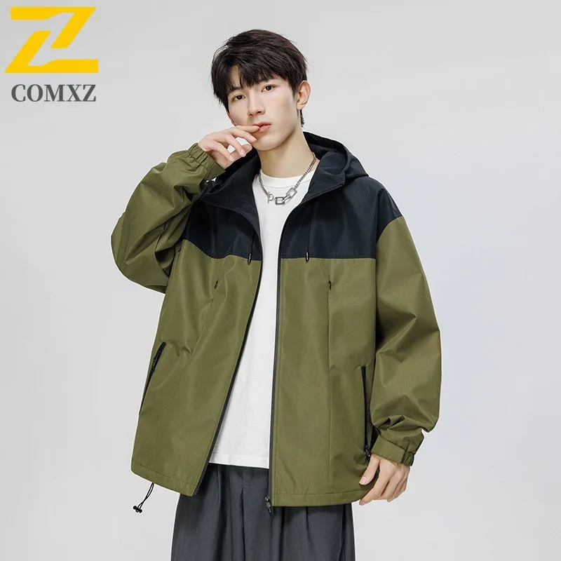 COMXZ Мужская ветровка, устойчивая к царапинам, ветрозащитная куртка для кемпинга и путешествий, уличный плащ, легкие треккинговые прогулочные куртки
COMXZ Мужская ветровка, устойчивая к царапинам, ветрозащитная куртка для кемпинга и путешествий, уличный плащ, легкие треккинговые прогулочные куртки