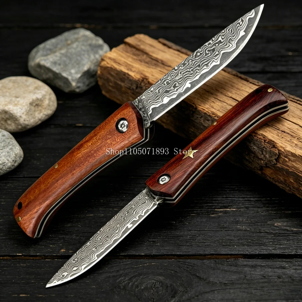 Compact Wilderness Camping BBQ Fishing EDC Gear Outdoor Climbing Folding Blade Knife Essential Wooden Handle Daily Cutter Gifts
Compact Wilderness Camping BBQ Fishing EDC Gear Outdoor Climbing Folding Blade Knife Essential Wooden Handle Daily Cutter Gifts