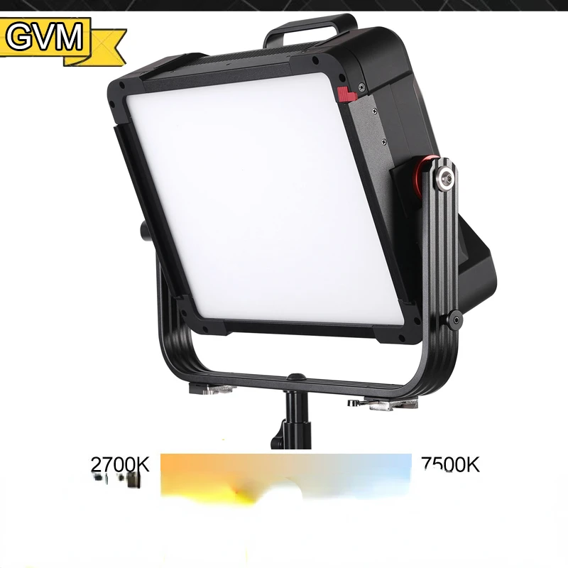 GVM Led Video Light 250W 300W Soft Light With 3 Power Supply Modes 2700K-7500K RGB Led Panel For Studio, Photography Lighting
GVM Led Video Light 250W 300W Soft Light With 3 Power Supply Modes 2700K-7500K RGB Led Panel For Studio, Photography Lighting