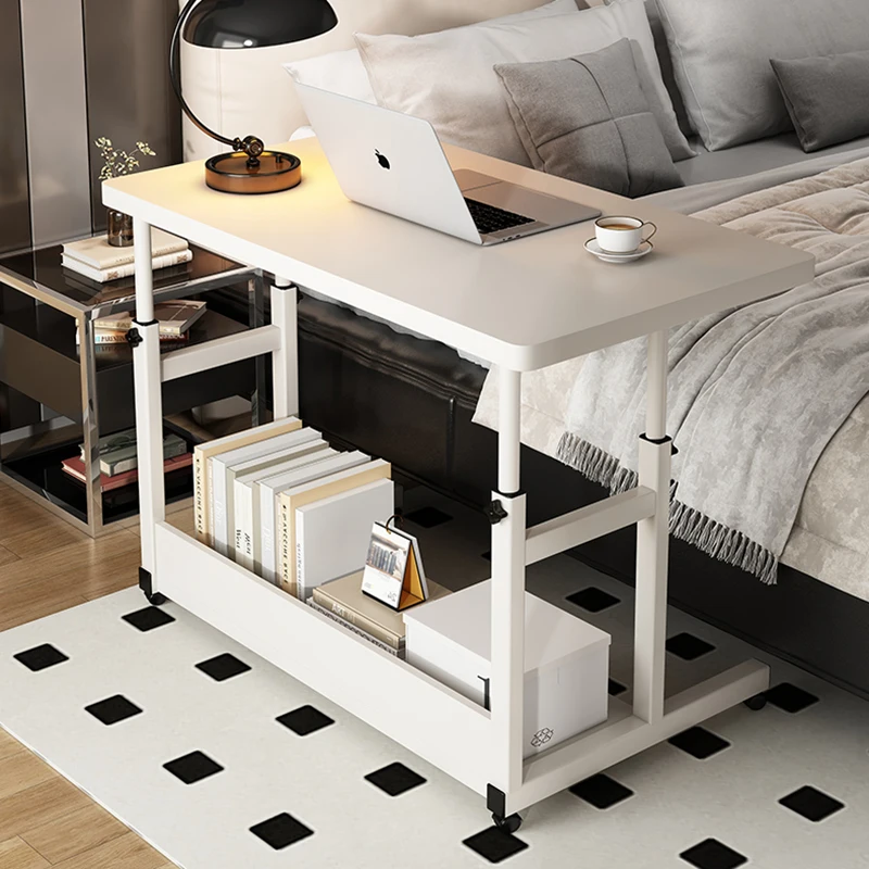 Bedside table Movable lifting computer table Simple student desk Bedroom office Home learning and writing small table
Bedside table Movable lifting computer table Simple student desk Bedroom office Home learning and writing small table