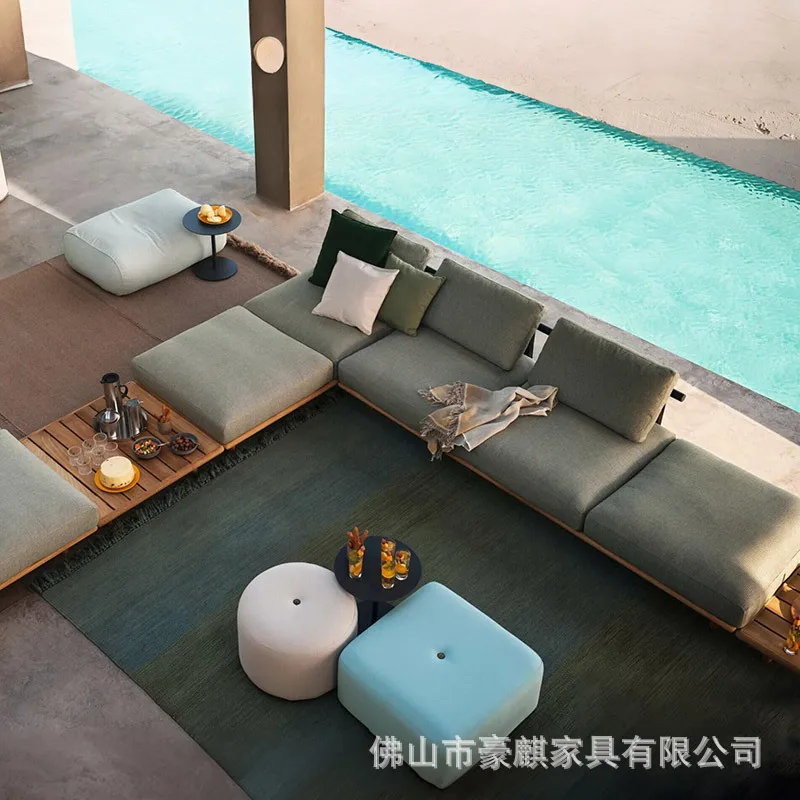 Outdoor Sofa Courtyard Garden Rattan Antiseptic Teak Villa Hotel Rain And Sun Protection Solid Wood Leisure Sofa
Outdoor Sofa Courtyard Garden Rattan Antiseptic Teak Villa Hotel Rain And Sun Protection Solid Wood Leisure Sofa