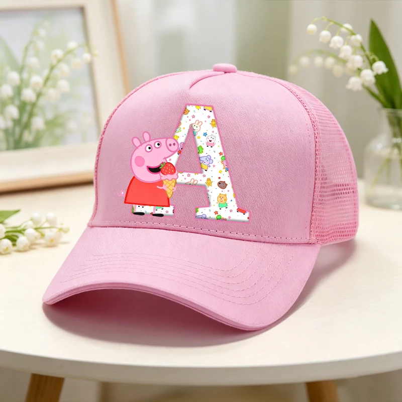 Peppas Pig Baseball Cap Girls Women Summer Breathable Mesh Sun Hat Outdoor Sports Cute Sunbonnet Kids Adult Headgear Gift New
Peppas Pig Baseball Cap Girls Women Summer Breathable Mesh Sun Hat Outdoor Sports Cute Sunbonnet Kids Adult Headgear Gift New