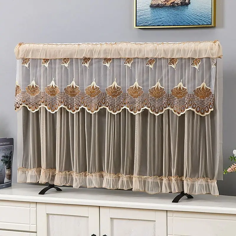 GoodTop Lace Fabric Simple TV Dust Cover LCD 32-75 Inch Monitor Screen Home Decorations Modern Protector Dust Cover
GoodTop Lace Fabric Simple TV Dust Cover LCD 32-75 Inch Monitor Screen Home Decorations Modern Protector Dust Cover