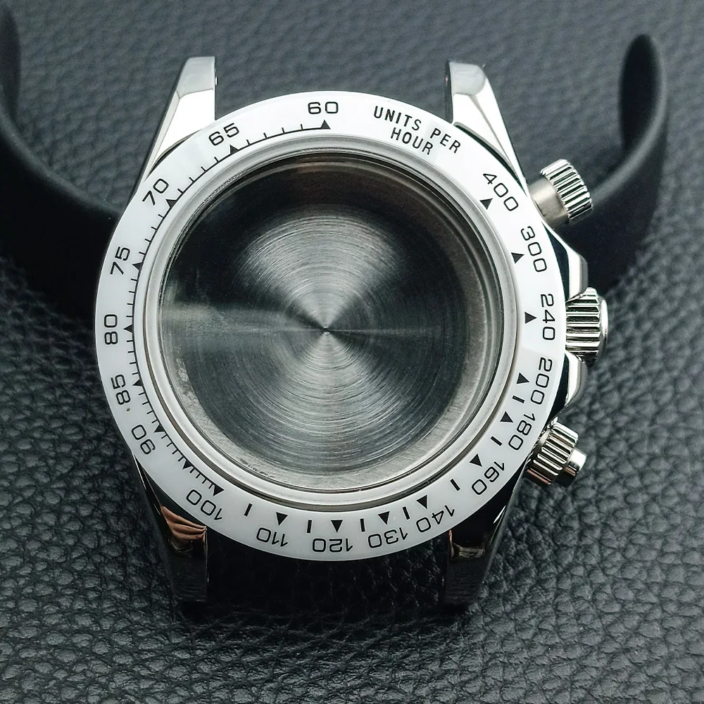 VK63 Case Modified Watch Case Sapphire Glass Steel Watch Case Ceramic Bezel Men's Watch Accessories for VK63 Quartz Movement
VK63 Case Modified Watch Case Sapphire Glass Steel Watch Case Ceramic Bezel Men's Watch Accessories for VK63 Quartz Movement