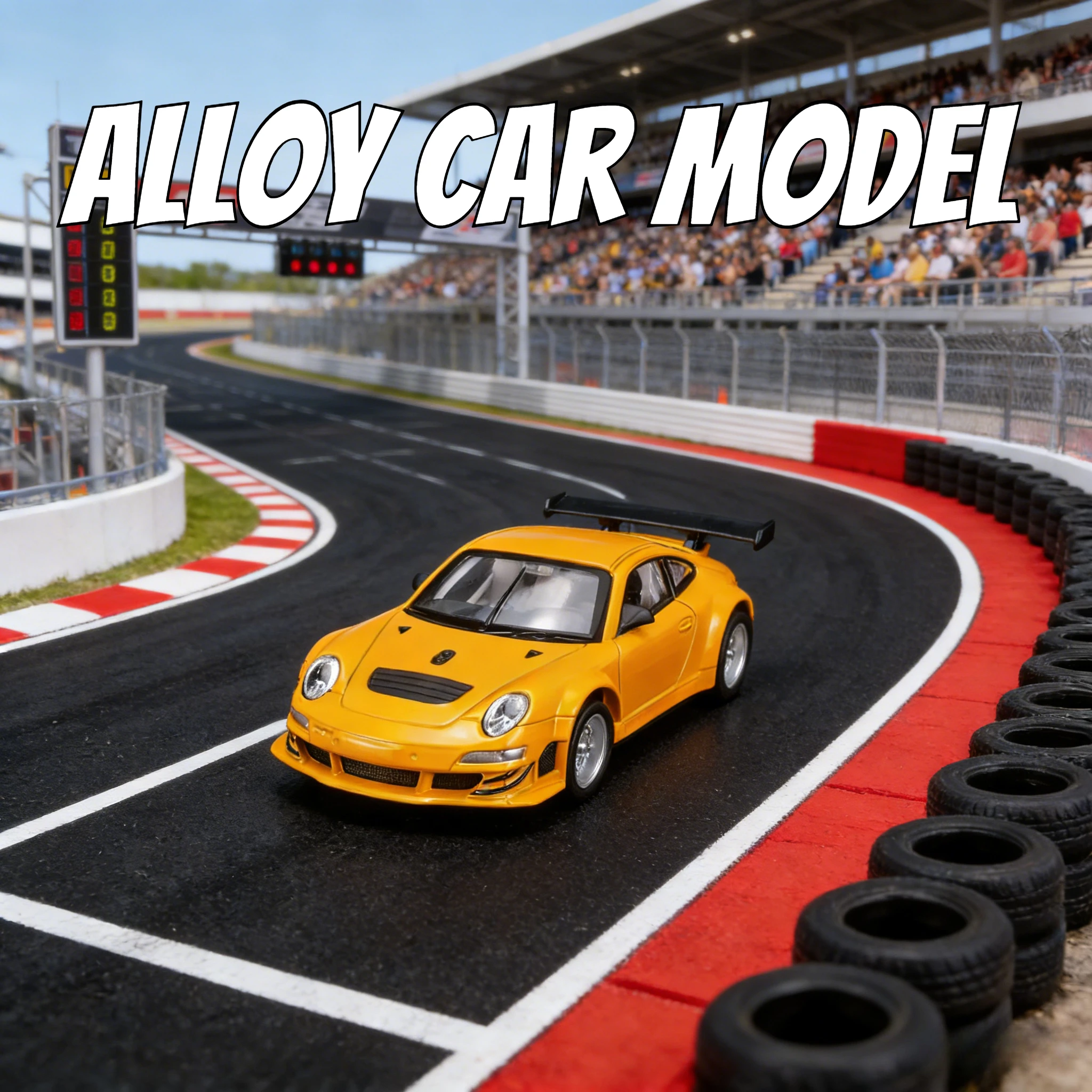 Для моделей суперкара из сплава Porsche 911 GT3 RSR 1:32, которые можно открыть, имеет имитирующие функции звука и освещения, богатые детали.
Для моделей суперкара из сплава Porsche 911 GT3 RSR 1:32, которые можно открыть, имеет имитирующие функции звука и освещения, богатые детали.