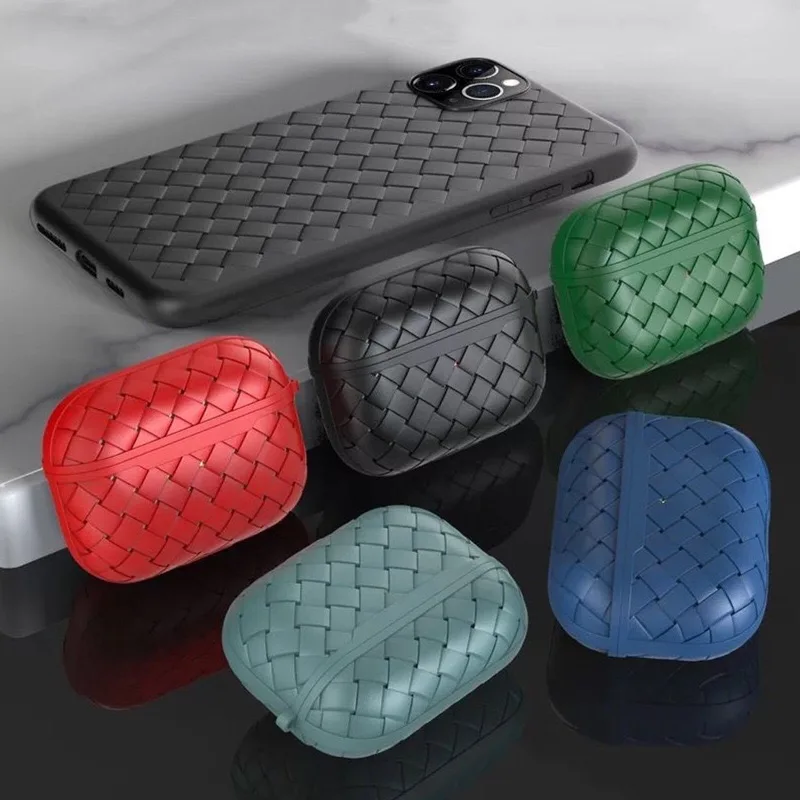 Fashion Woven Texture Design Earphone Case Suitable for Airpods Pro Pro2 Wireless Headphone Cover for Airpods 1/2/3/4
Fashion Woven Texture Design Earphone Case Suitable for Airpods Pro Pro2 Wireless Headphone Cover for Airpods 1/2/3/4