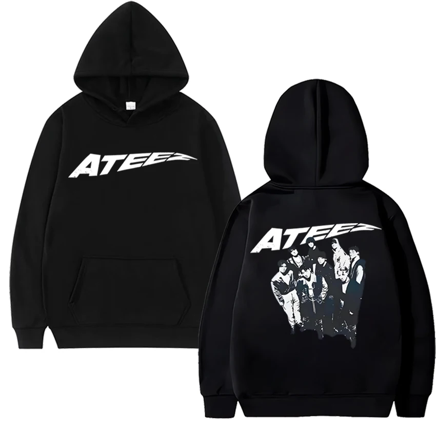 Korea Ateez 2025 World Tour in Fantasy fashion black Hoodie Men women Trend Y2k Sweatshirt Unisex Fleece Long sleeve pullovers
Korea Ateez 2025 World Tour in Fantasy fashion black Hoodie Men women Trend Y2k Sweatshirt Unisex Fleece Long sleeve pullovers