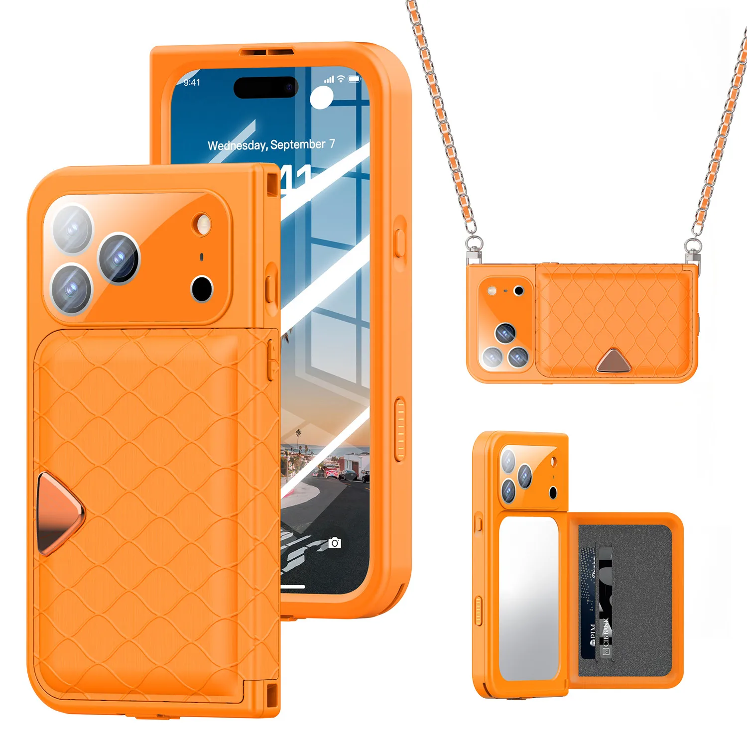 Shellbox Mirror Waterproof Case for iPhone 17 Pro Max iPhone Air Dustproof Shockproof Cover 360 Protection Wristband Lanyard
Shellbox Mirror Waterproof Case for iPhone 17 Pro Max iPhone Air Dustproof Shockproof Cover 360 Protection Wristband Lanyard