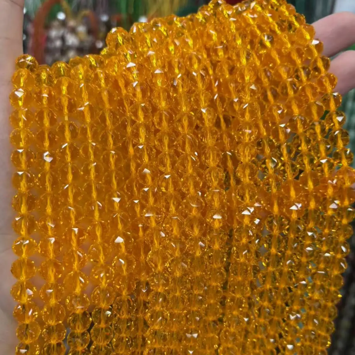 High Quality Synthetic Yellow Rock Quartz Beads Faceted Citrine Crystal Beads 8mm For Bracelets Necklace Jewelry Finding Making
High Quality Synthetic Yellow Rock Quartz Beads Faceted Citrine Crystal Beads 8mm For Bracelets Necklace Jewelry Finding Making