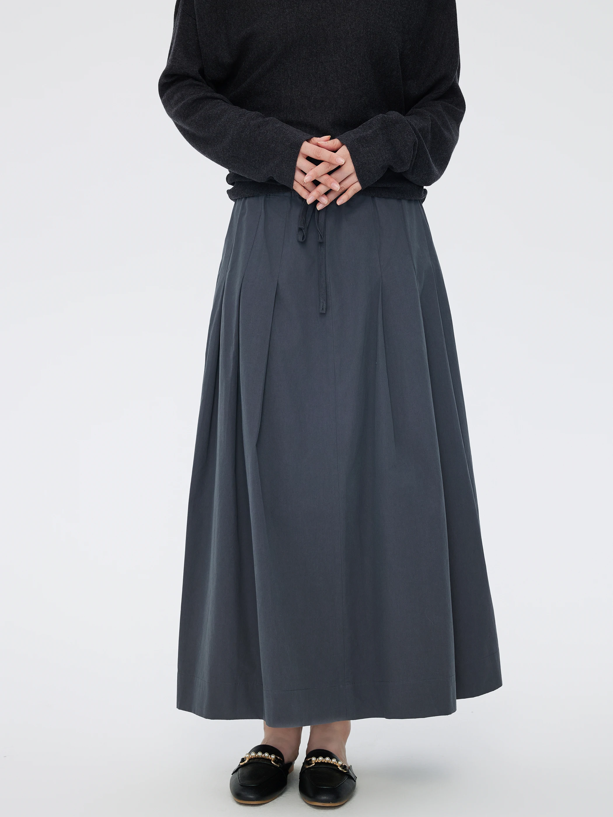 ey A-Line Midi Skirt Women's Spring New Sle High Waist Slimming Skirt Comfortable Elastic Waist Large Skirt Version
ey A-Line Midi Skirt Women's Spring New Sle High Waist Slimming Skirt Comfortable Elastic Waist Large Skirt Version