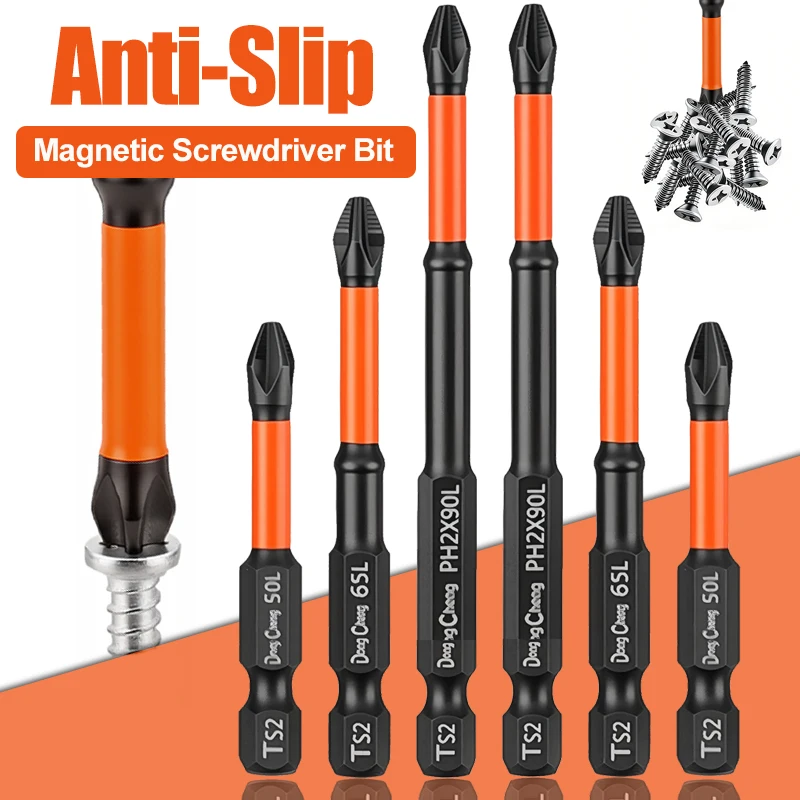 Non-Slip Magnetic Screwdriver Bit Set S2 Alloy Steel Hex Shank Cross Head for Household Electric Driver
Non-Slip Magnetic Screwdriver Bit Set S2 Alloy Steel Hex Shank Cross Head for Household Electric Driver
