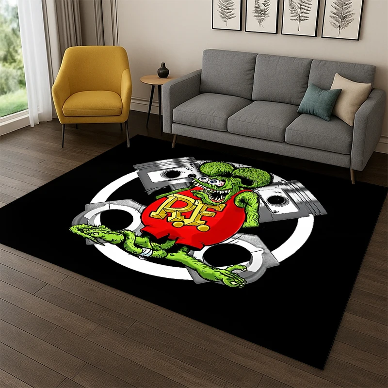 3D-коврик с изображением мультяшного гоночного автомобиля Rat Fink для спальни, гостиной, дивана, прихожей, домашнего декора, детский игровой коврик, нескользящий
3D-коврик с изображением мультяшного гоночного автомобиля Rat Fink для спальни, гостиной, дивана, прихожей, домашнего декора, детский игровой коврик, нескользящий
