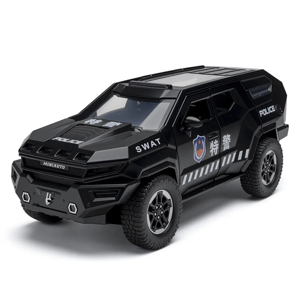 Jianyuan 1:24 Avengers Police Edition Simulation Alloy Car Model Sound and Light Pullback Children's Toy Car Ornaments
Jianyuan 1:24 Avengers Police Edition Simulation Alloy Car Model Sound and Light Pullback Children's Toy Car Ornaments