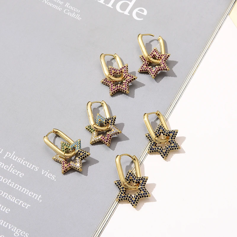 Элегантные брендовые серьги-кольца с золотым покрытием и геометрическим дизайном для женщин, модные серьги-подвески с цирконами
Элегантные брендовые серьги-кольца с золотым покрытием и геометрическим дизайном для женщин, модные серьги-подвески с цирконами