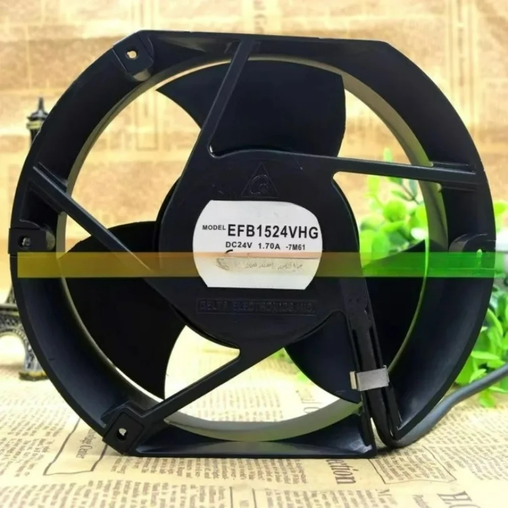 17050 EFB1524VHG DC24V 1.70A Waterproof Inverter Cooling Fan For Delta 17CM Axial Fan (002)
17050 EFB1524VHG DC24V 1.70A Waterproof Inverter Cooling Fan For Delta 17CM Axial Fan (002)