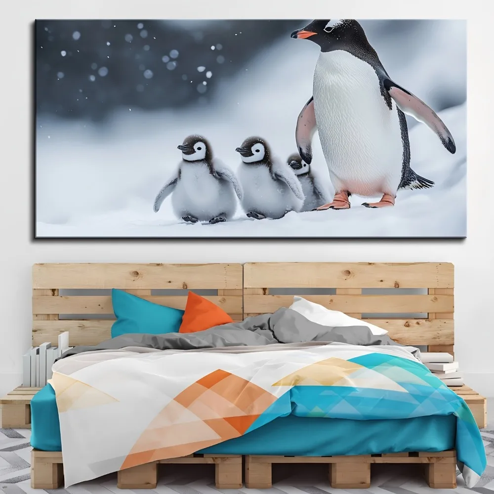 1.5 "thick pine solid wood frame, Penguin photo art poster, canvas print home decoration wall art, interior decoration
1.5 "thick pine solid wood frame, Penguin photo art poster, canvas print home decoration wall art, interior decoration