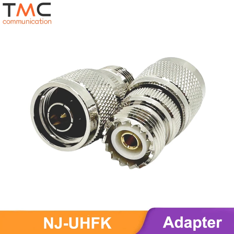 RF Coax Adapter N Male to UHF Female SO239 Coaxial Connector Brass for CB Radio Ham Station Antenna Cable
RF Coax Adapter N Male to UHF Female SO239 Coaxial Connector Brass for CB Radio Ham Station Antenna Cable