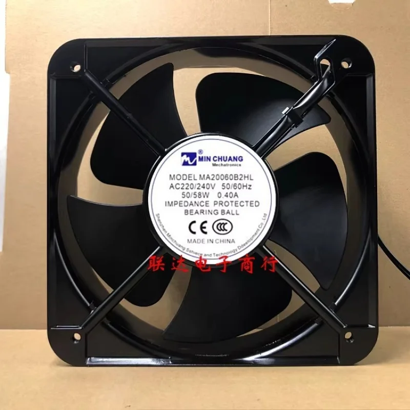 C FOR 1PCS CHUANG MA20060B2HL 220V 0.40A for Charging Station Cooling Fan
C FOR 1PCS CHUANG MA20060B2HL 220V 0.40A for Charging Station Cooling Fan
