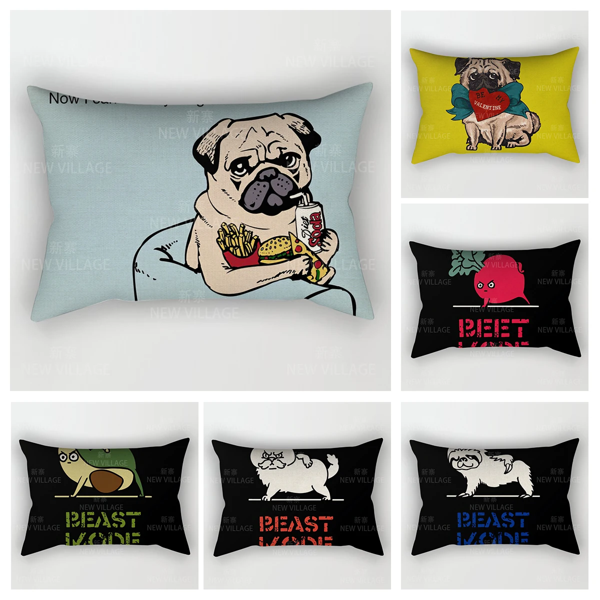 Modern Decorative Cushion for Home Living Room Decor Throw Pillow Cover 48*74 30x50cm 40x60cm 50x70cm cute dog bedroom bed sofa
Modern Decorative Cushion for Home Living Room Decor Throw Pillow Cover 48*74 30x50cm 40x60cm 50x70cm cute dog bedroom bed sofa