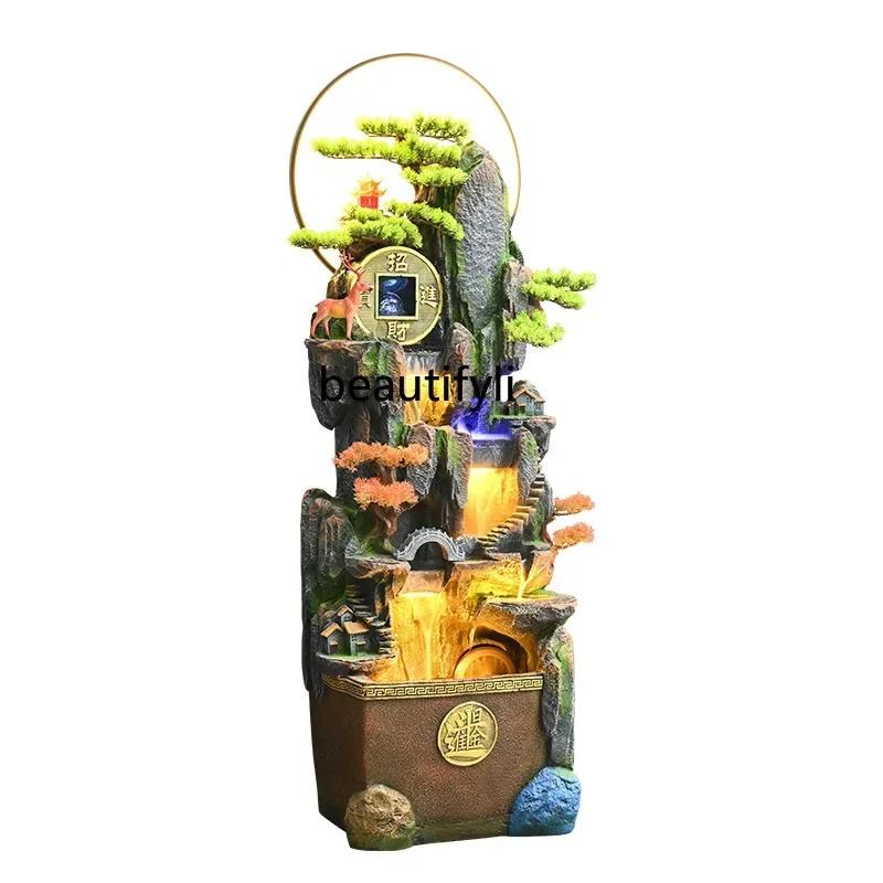 Rockery flowing water fountain office living room feng shui wheel circulating water transfer ball lucky treasure ornament
Rockery flowing water fountain office living room feng shui wheel circulating water transfer ball lucky treasure ornament