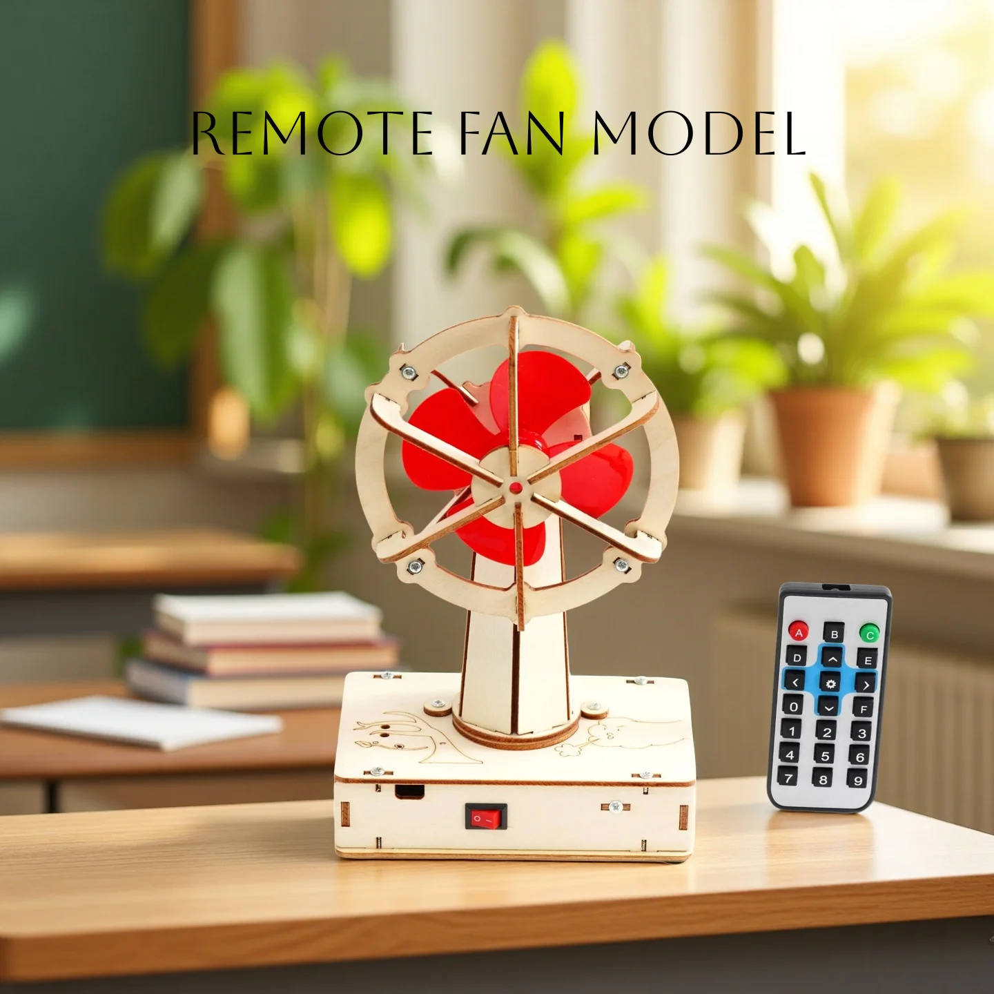 STEM Remote Control Fan Model DIY Science Experiment Educational Toy Tech Project for School Kids
STEM Remote Control Fan Model DIY Science Experiment Educational Toy Tech Project for School Kids