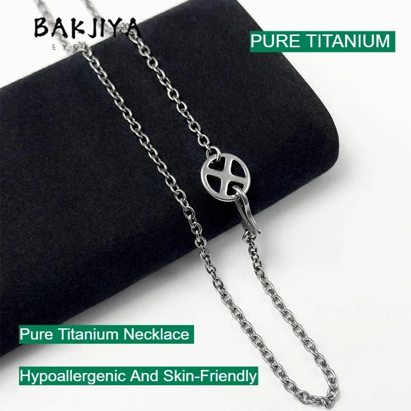 3.0/3.5mm Pure Titanium Necklace O-Ring Chain, Lightweight Hypoallergenic Versatile Unisex Vintage Hip-Hop Necklace Gift for Men
3.0/3.5mm Pure Titanium Necklace O-Ring Chain, Lightweight Hypoallergenic Versatile Unisex Vintage Hip-Hop Necklace Gift for Men