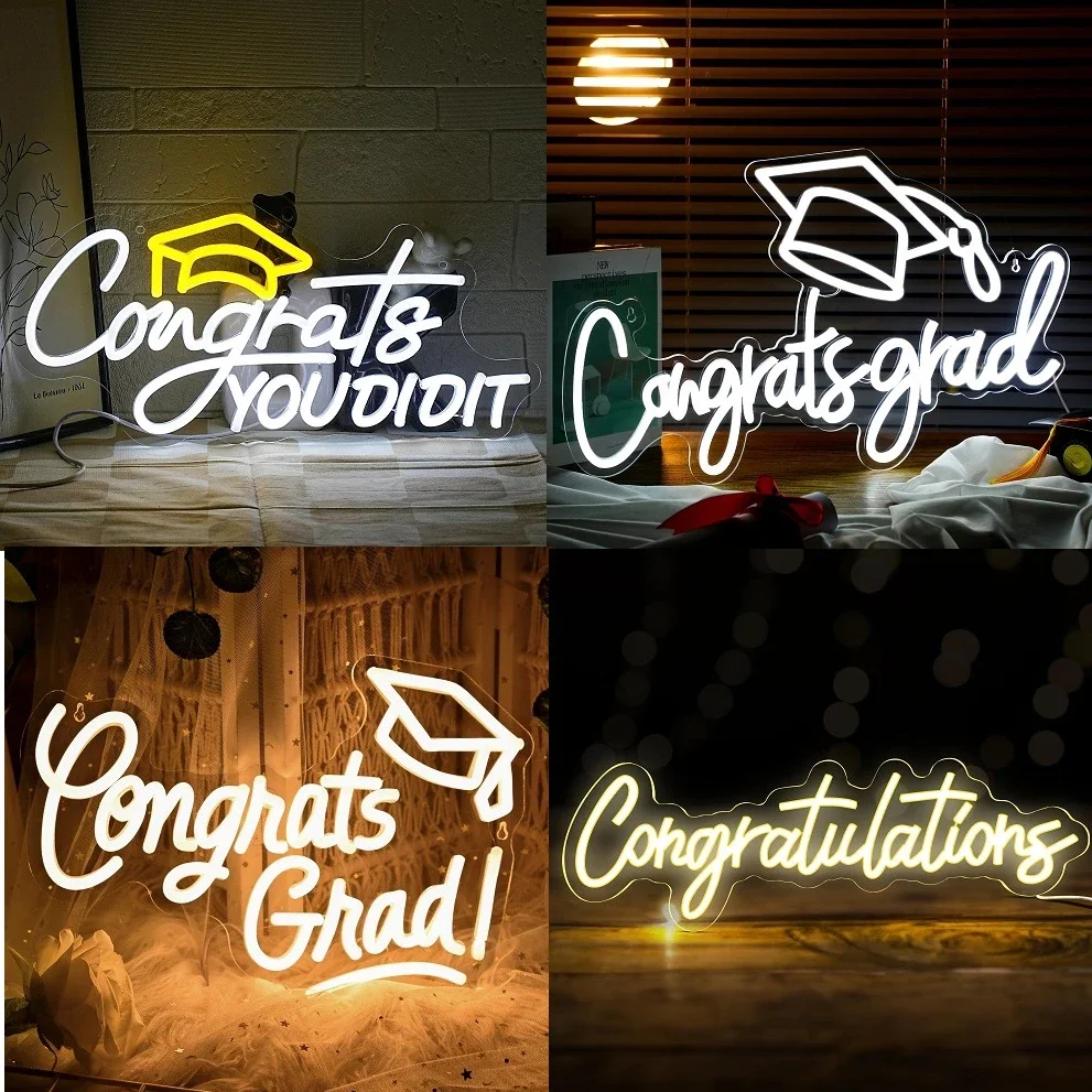 Congrats LED Neon Sign Congrats Grad Neon Shcool Prom Neon Light Sign for Classroom Celebration Holiday Graduation Wall Decor
Congrats LED Neon Sign Congrats Grad Neon Shcool Prom Neon Light Sign for Classroom Celebration Holiday Graduation Wall Decor