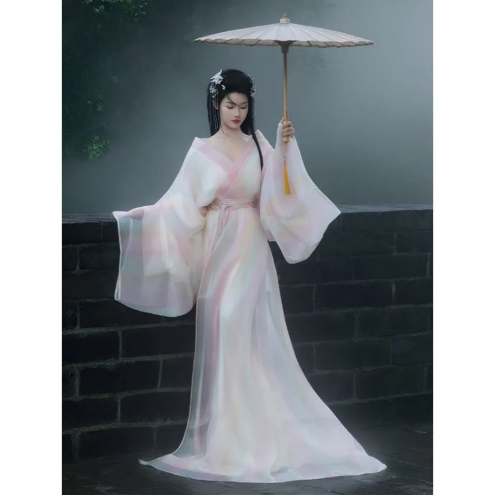 Fairy temperament Hanfu female 2026 new, cross-necked large-sleeved shirt, beautiful antique dress full set
Fairy temperament Hanfu female 2026 new, cross-necked large-sleeved shirt, beautiful antique dress full set
