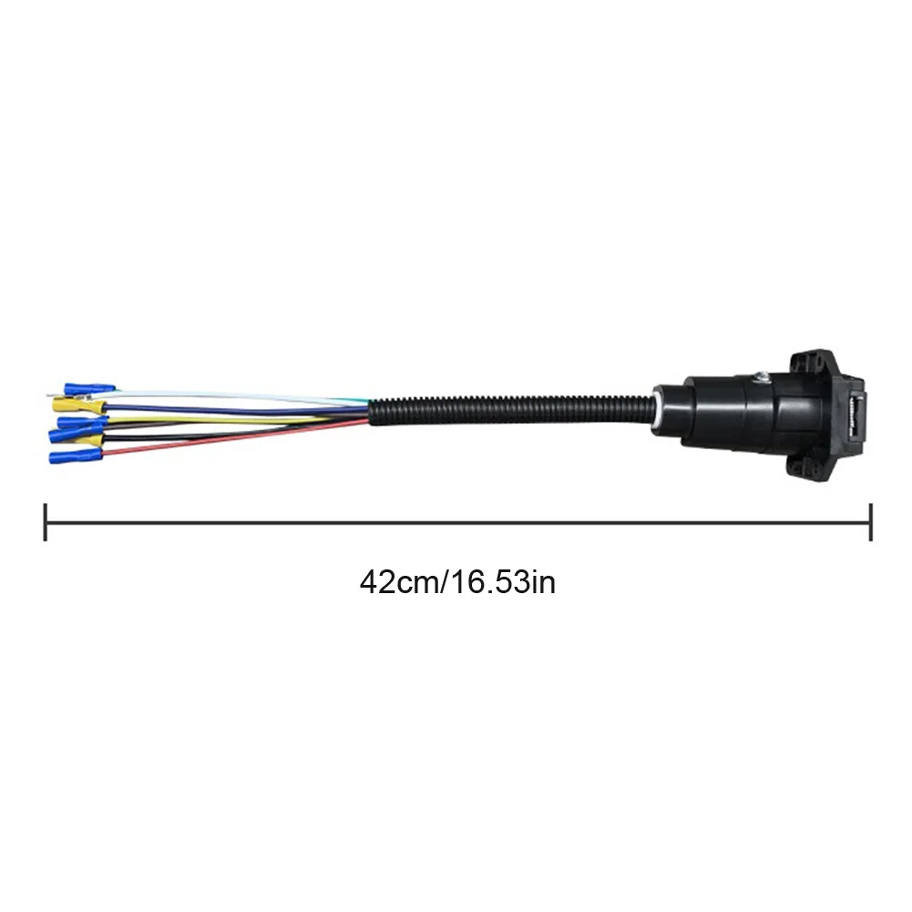 7 Pin Trailer Connector with Bracket Trailer Extension Harness Plug Rust Proof 7 Way Female End Trailer Socket Car Accessories
7 Pin Trailer Connector with Bracket Trailer Extension Harness Plug Rust Proof 7 Way Female End Trailer Socket Car Accessories